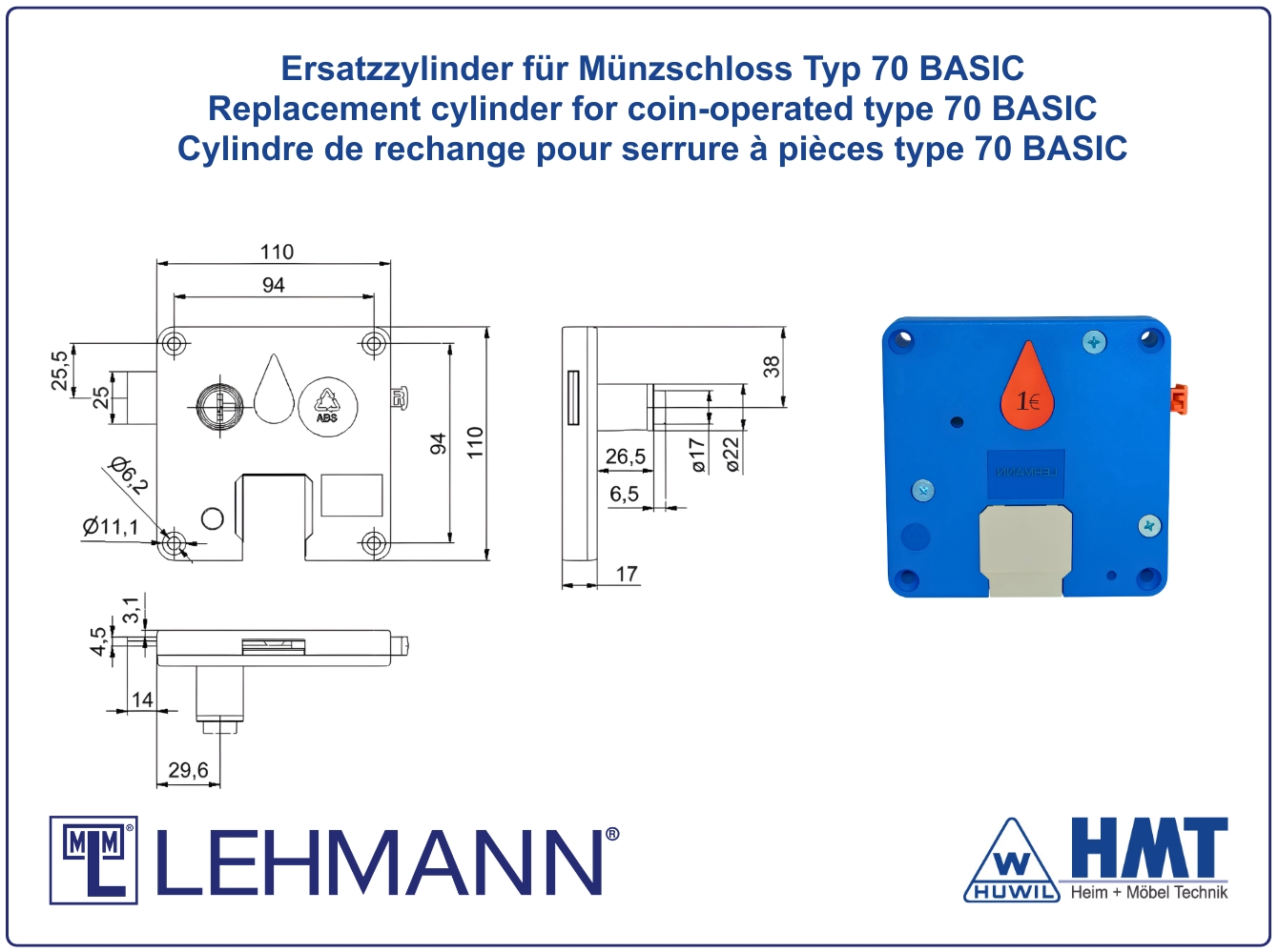 MLM Zylinderkern Typ 70 BASIC MLM Zylinderkern Typ 70 BASIC