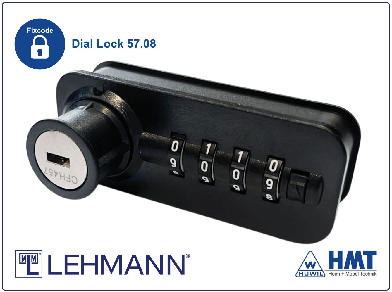 MLM Schloss Typ Dial Lock 57.08 Fix - [E] / ls / Z0001 / S