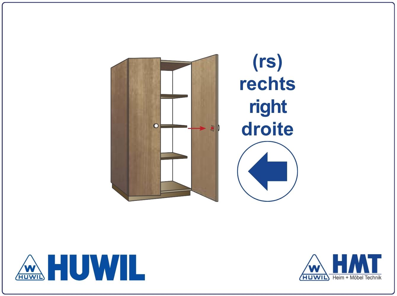 HUWIL Riegel Typ 827.027 - rs HUWIL Riegel Typ 827.027 - rs