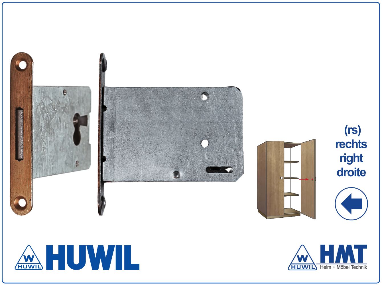 HUWIL Schloss Typ 0002 [M] - D45 / rs