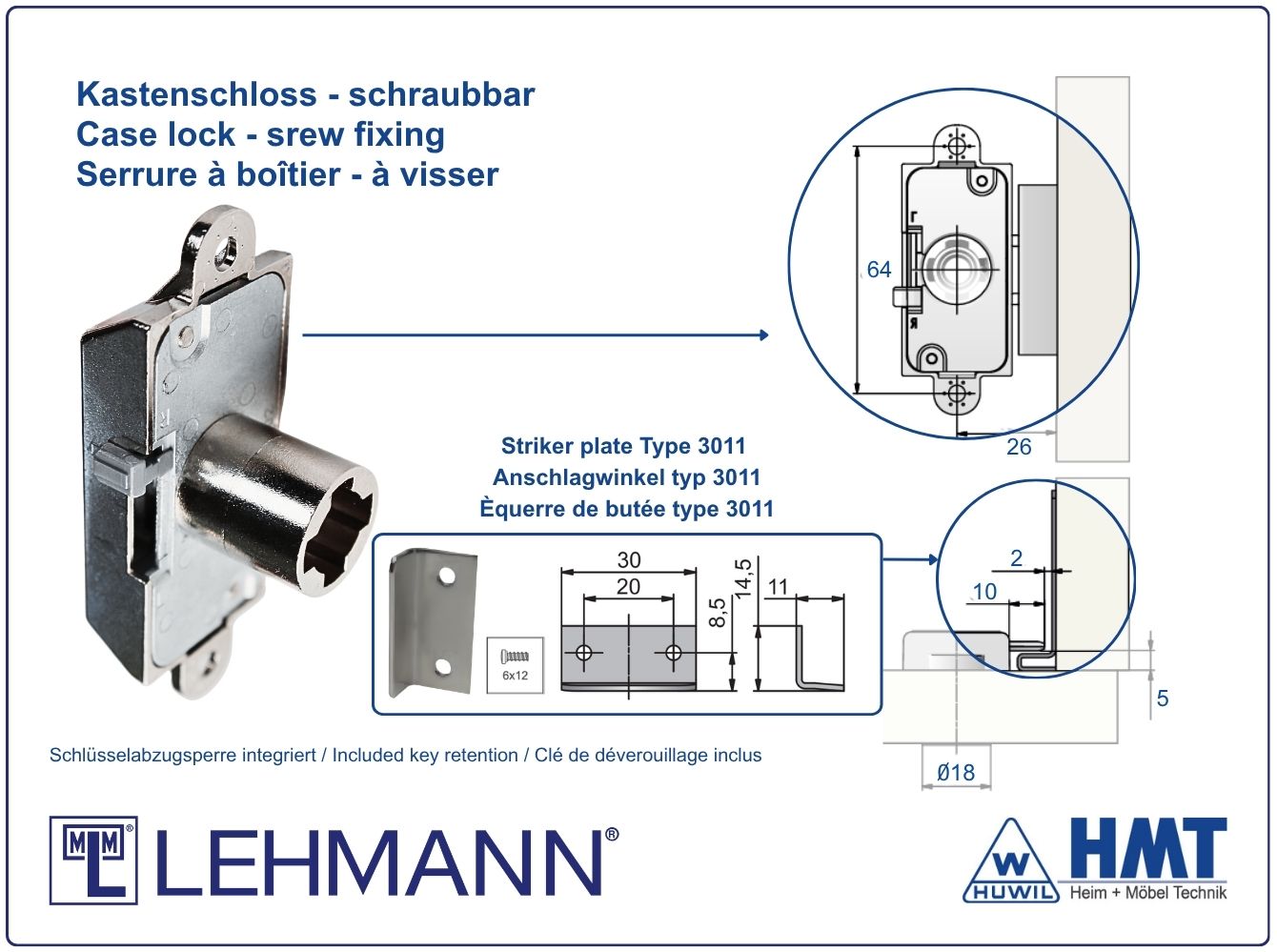 MLM Schloss Typ 550 P2 - D15 / rs + ls