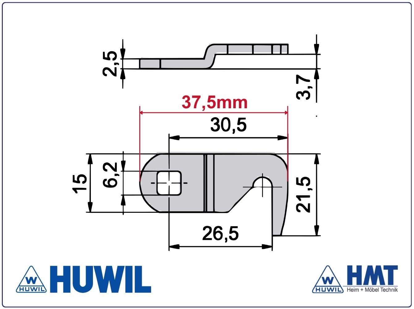 DELETE HUWIL Riegel Typ 827.027 - ls