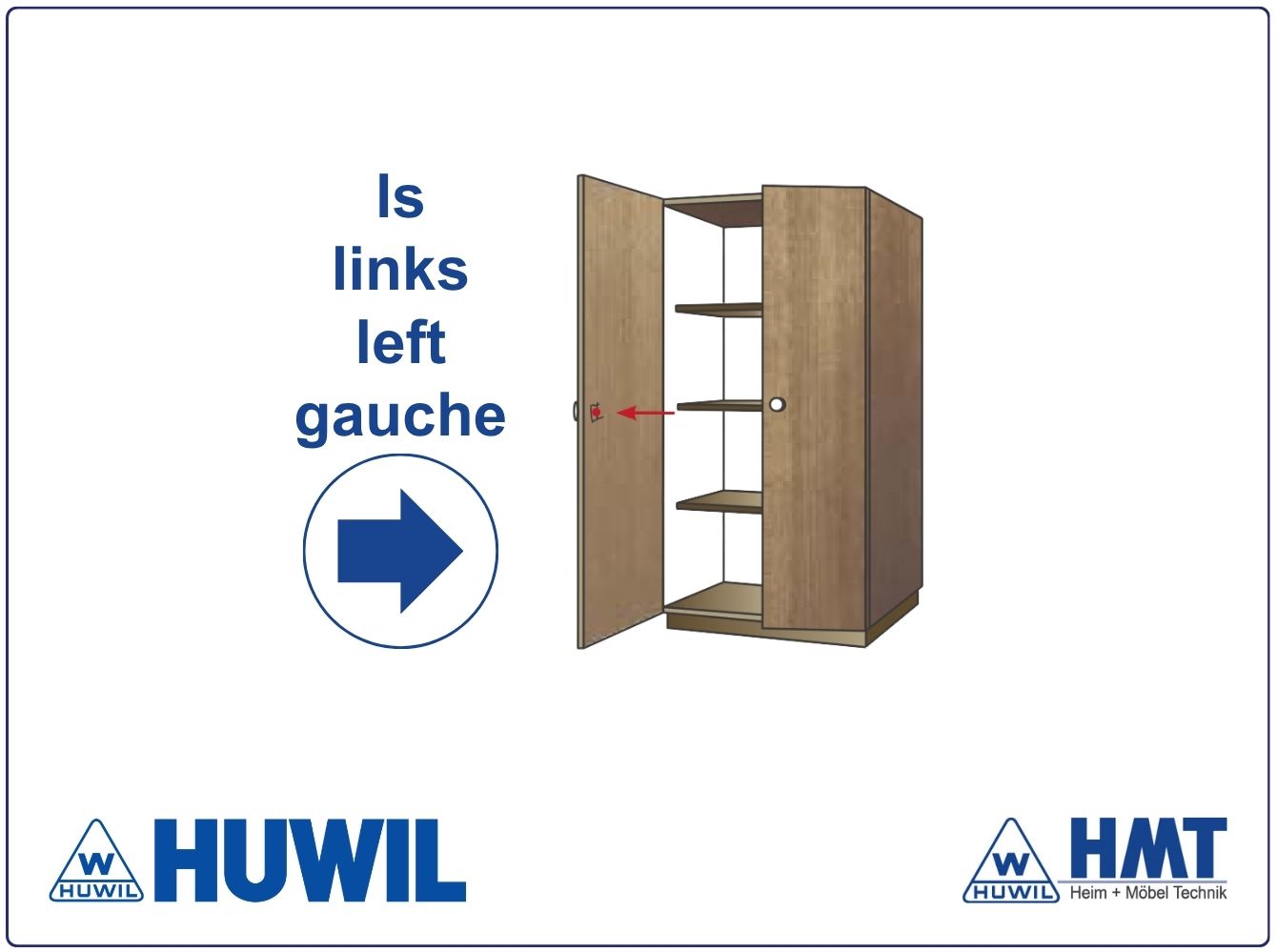 HUWIL Riegel Typ 827.027 - ls