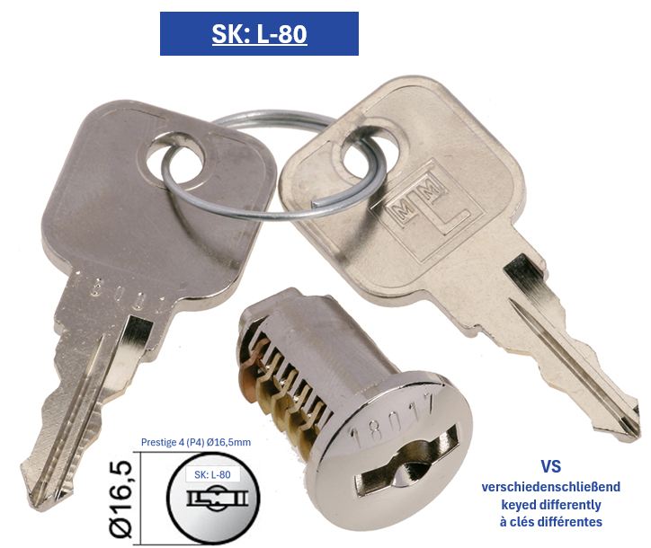 MLM Zylinderkern P4 Ø16,5mm [SK: L-80] - VS