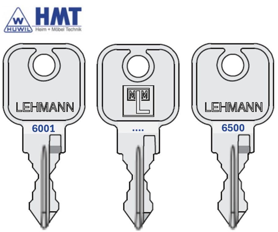 DELETE MLM Wendeschlüssel Typ B1 - Schließung 6001 - 6500
