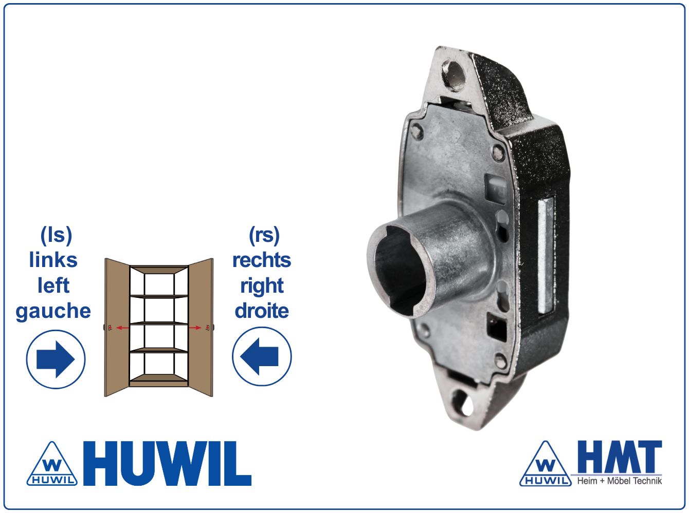 HUWIL Schloss [6] Typ 0248 [VK] - D15 / rs + ls