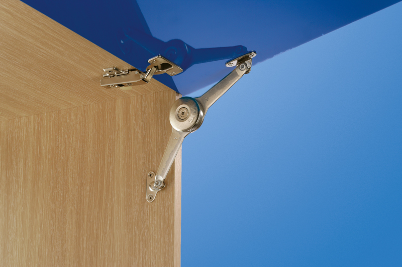 HUWIL Klappenstütze Typ DUO STANDARD - Komplett - Kantenabstand 28 mm HUWIL Klappenstütze Typ DUO STANDARD - Komplett - Kantenabstand 28 mm