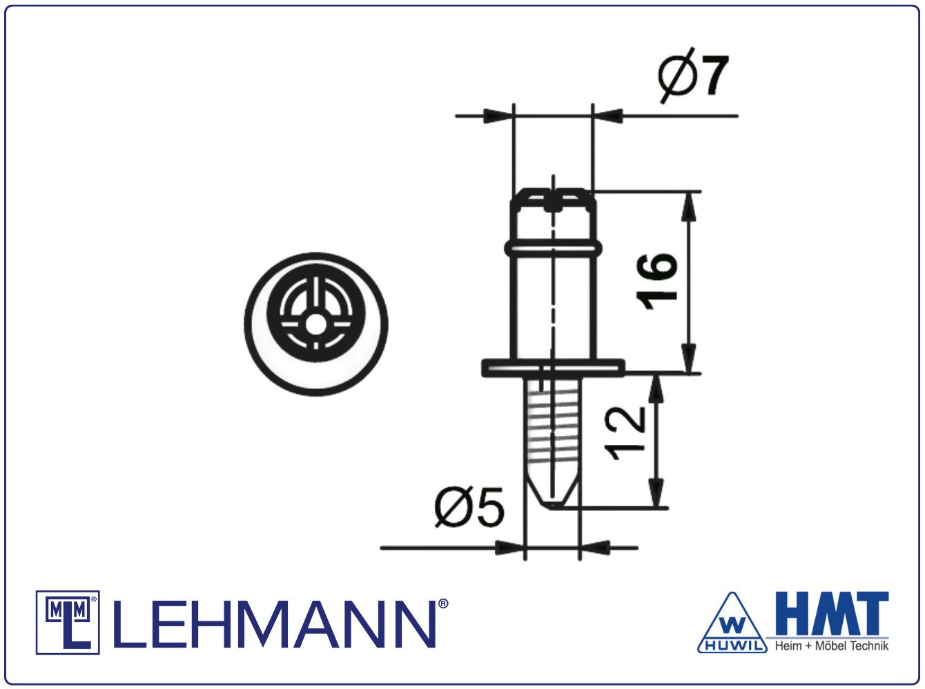 MLM Anschlagstift 058.5
