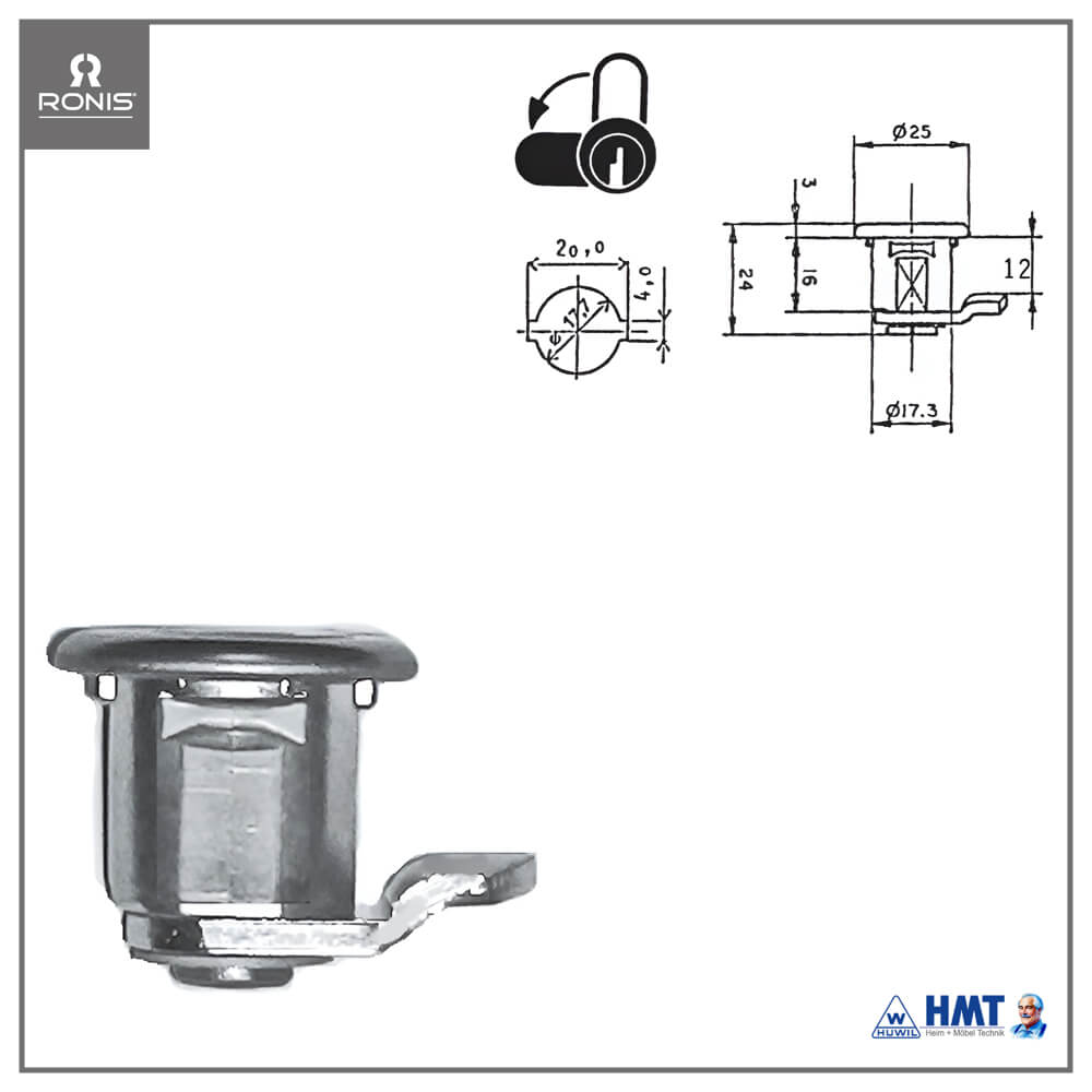 RONIS Schloss Typ 6240 / [R-Ra-022] / VS