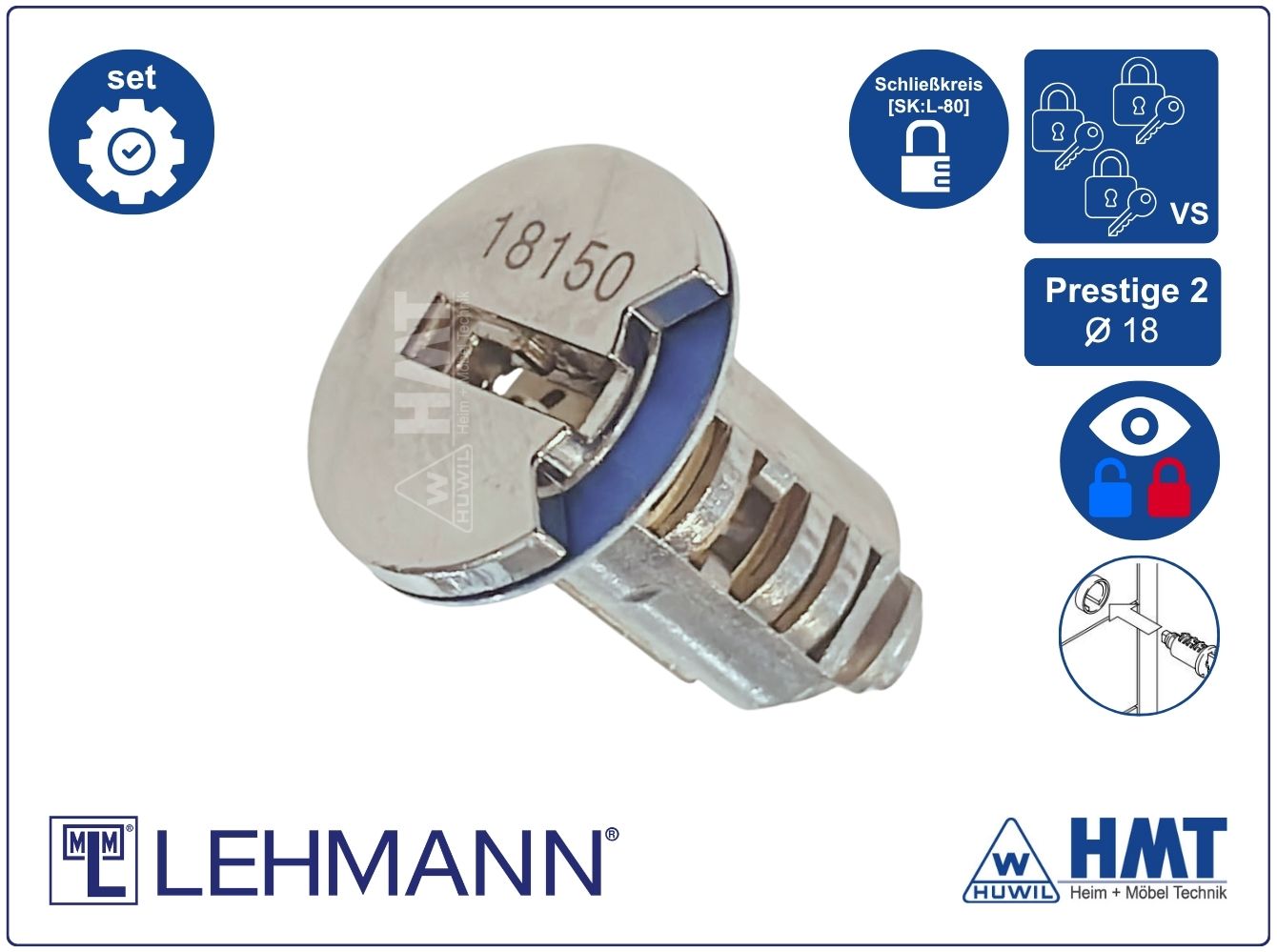 MLM Zylinderkern Z32 P2 Ø18mm [SK: L-80] - VS
