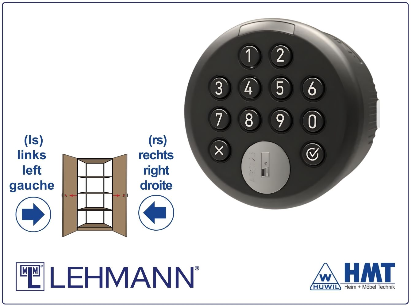 MLM E-Schloss Typ GIRO TA - free code / fix code