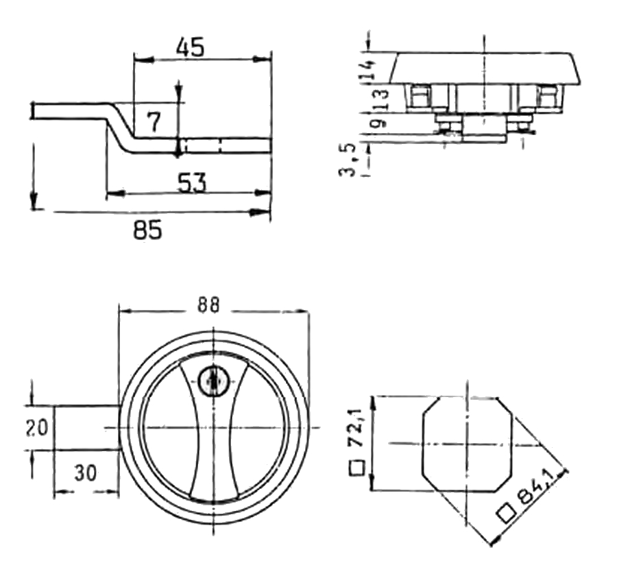 RONIS Schloss Typ 23100 [R-Rb-001] - VS