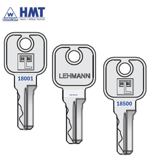 DELETE MLM Flachbahnschlüssel Typ B5 - Schließung 18001