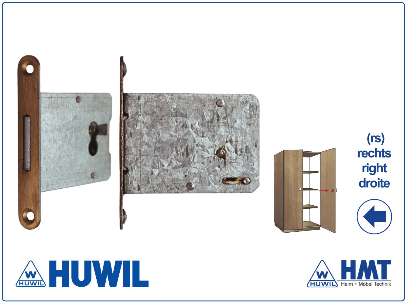 HUWIL Schloss Typ 0002 [M] - D40 / rs