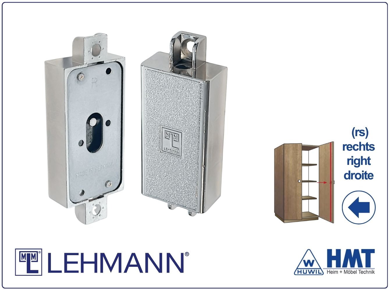 MLM Schloss Typ 700 [N] für Bartschlüssel - D15 (OM) / rs