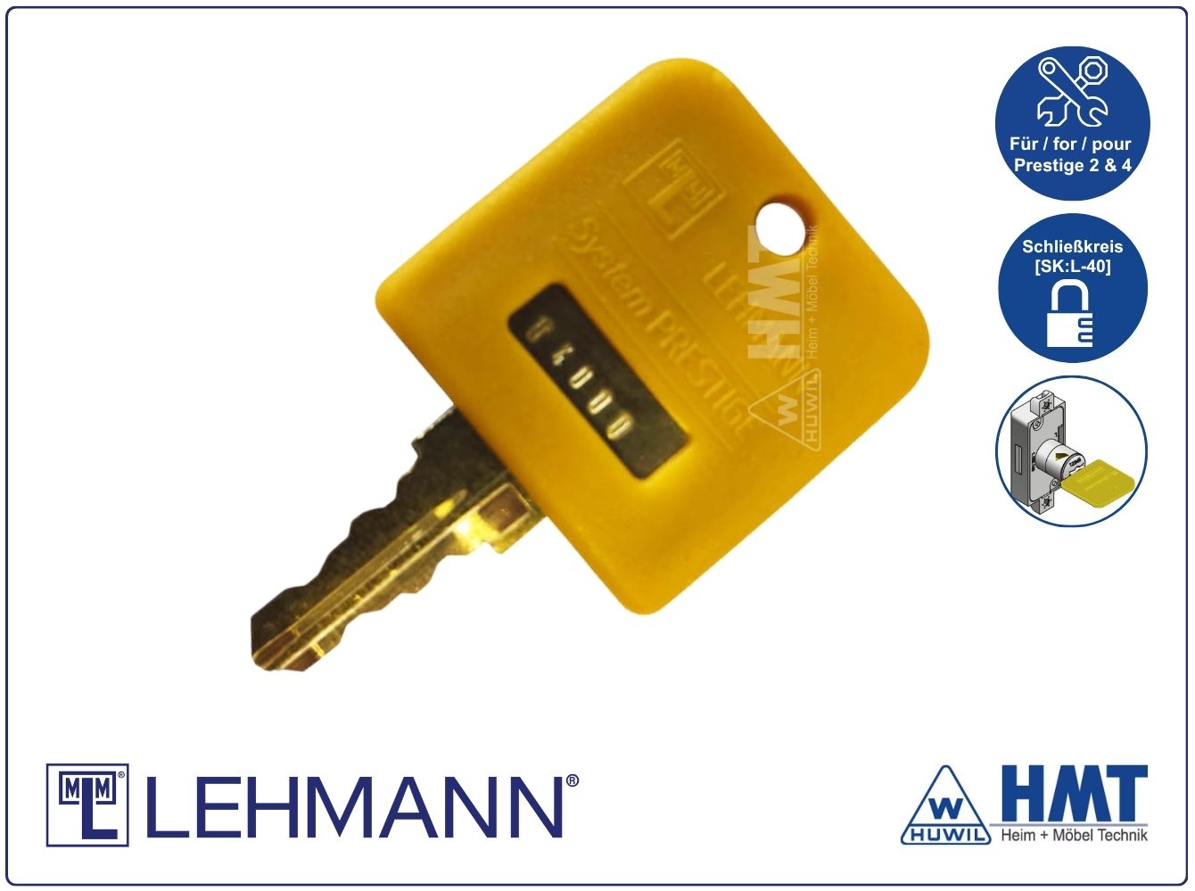 MLM Demontageschlüssel "gelbe Kappe" - [SK: L-40] - VARIANTE / 4000-4105