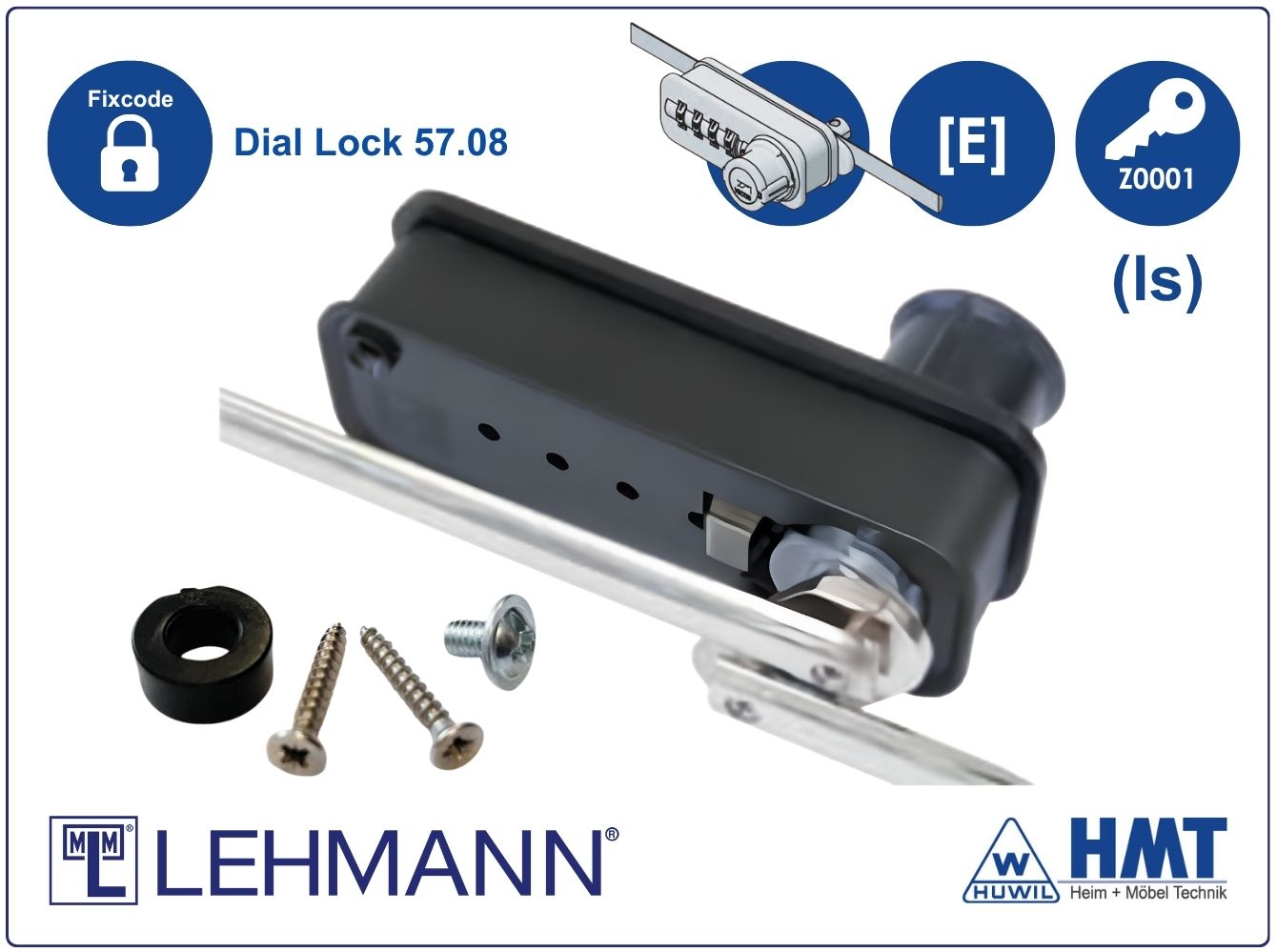 MLM Schloss Typ Dial Lock 57.08 Fix - [E] / ls / Z0001 / S