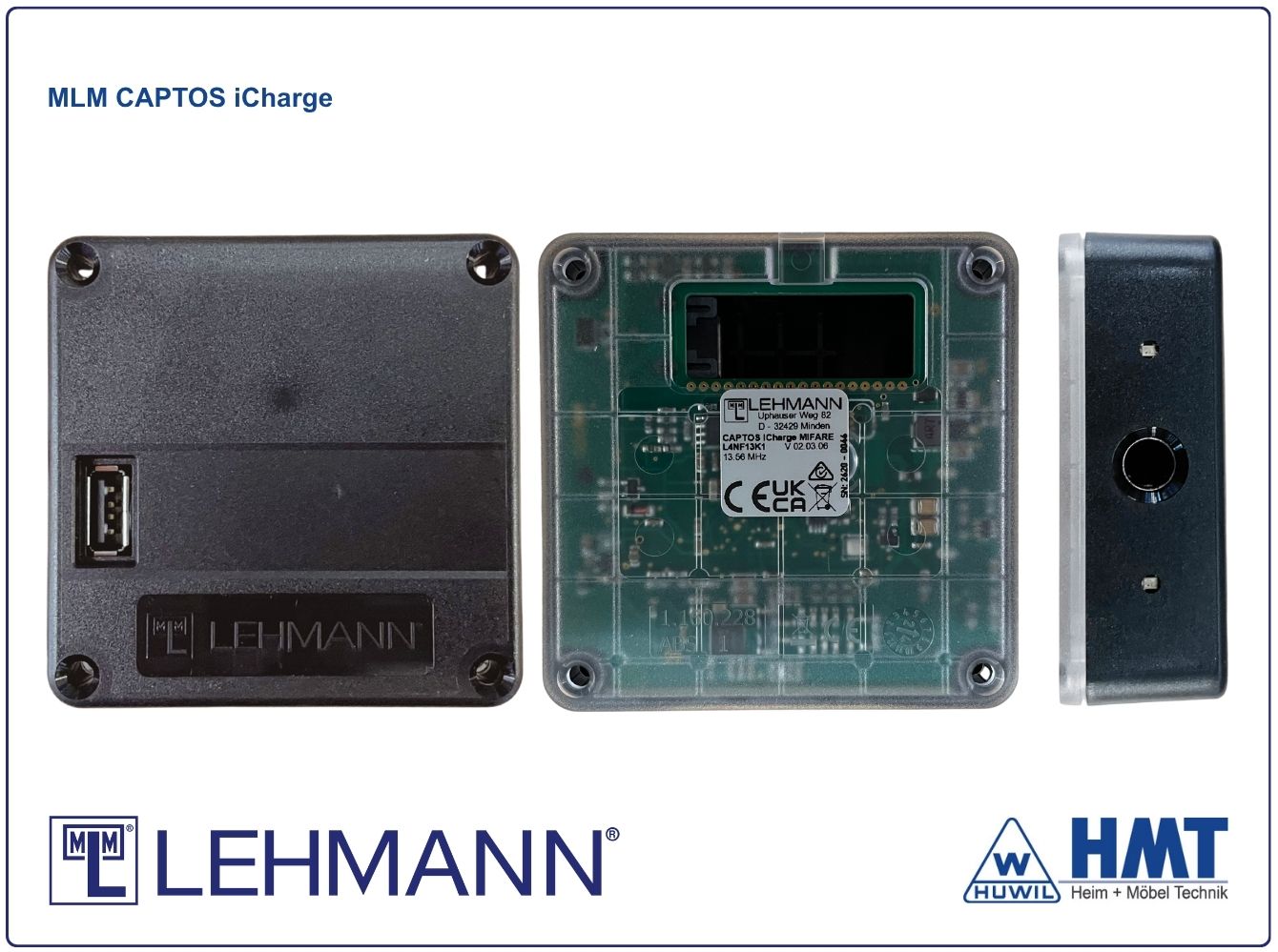 MLM E-Schloss Typ CAPTOS iCharge [SET] - RFID / MIFARE