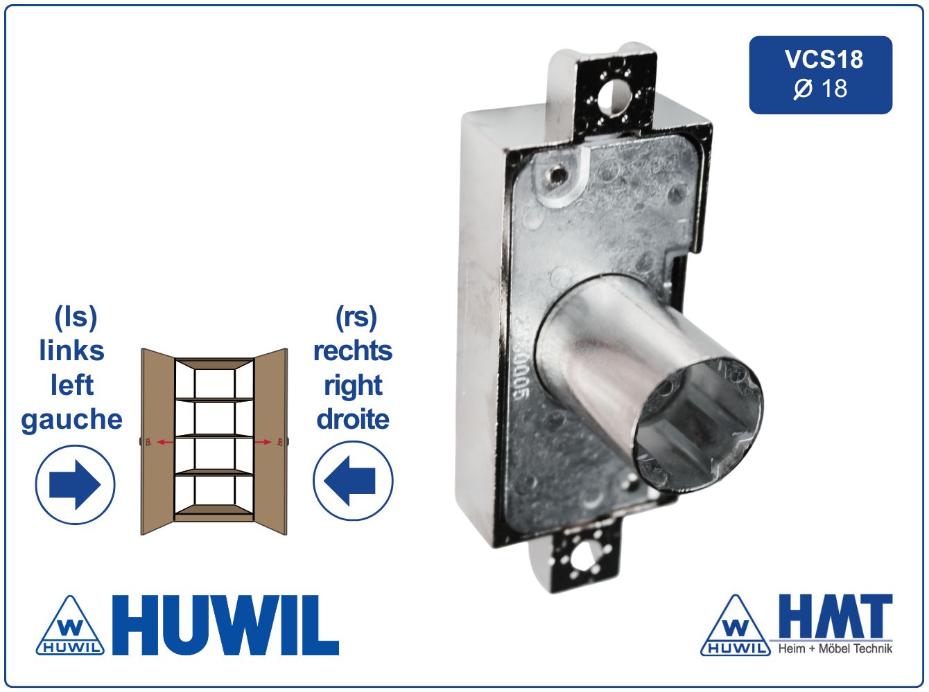 HUWIL Schloss [6] Typ 750 VCS18 - D15 (OM) / rs + ls