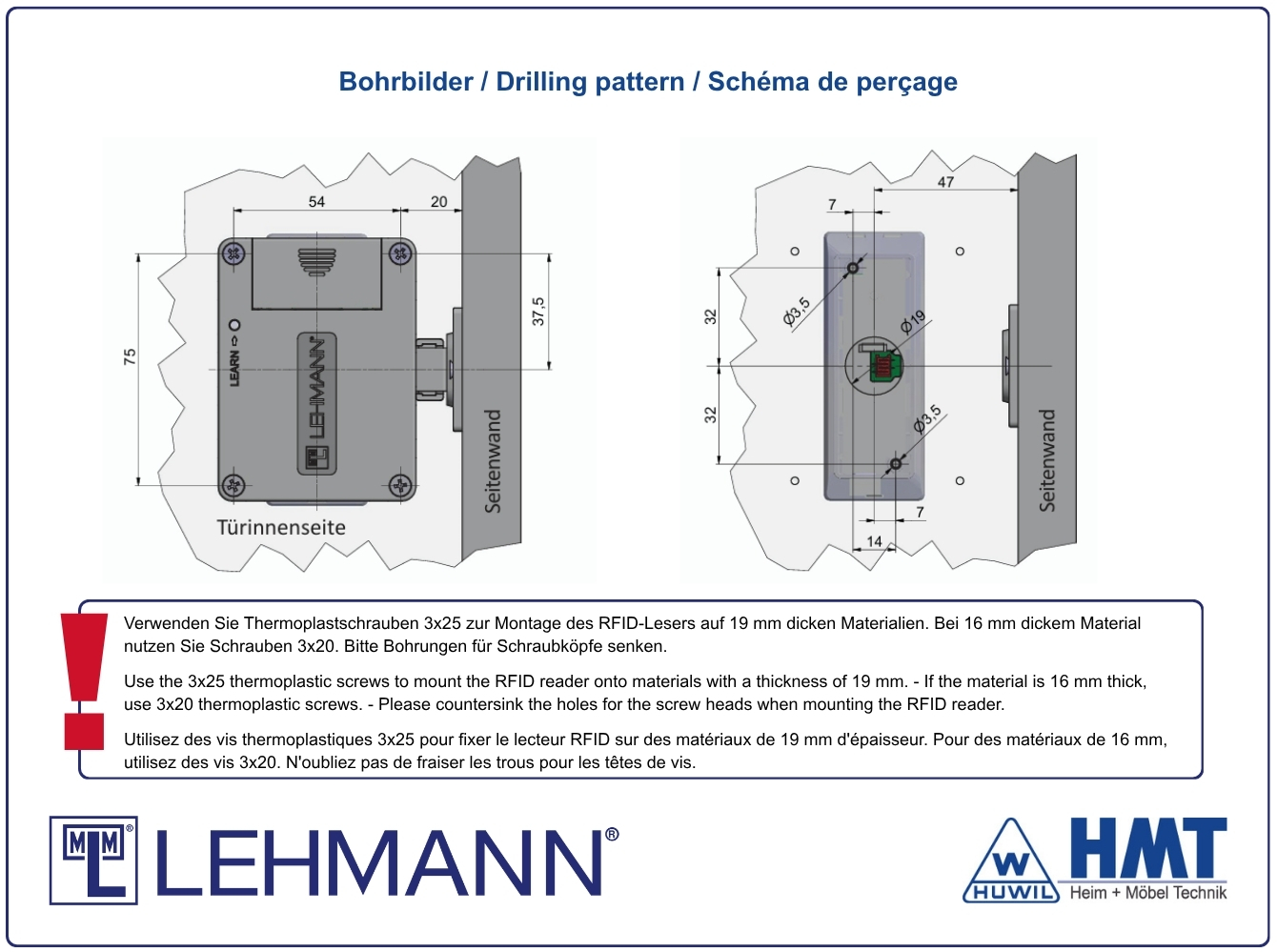 MLM E-Schloss Typ M420 PRO [SET] - RFID / MIFARE