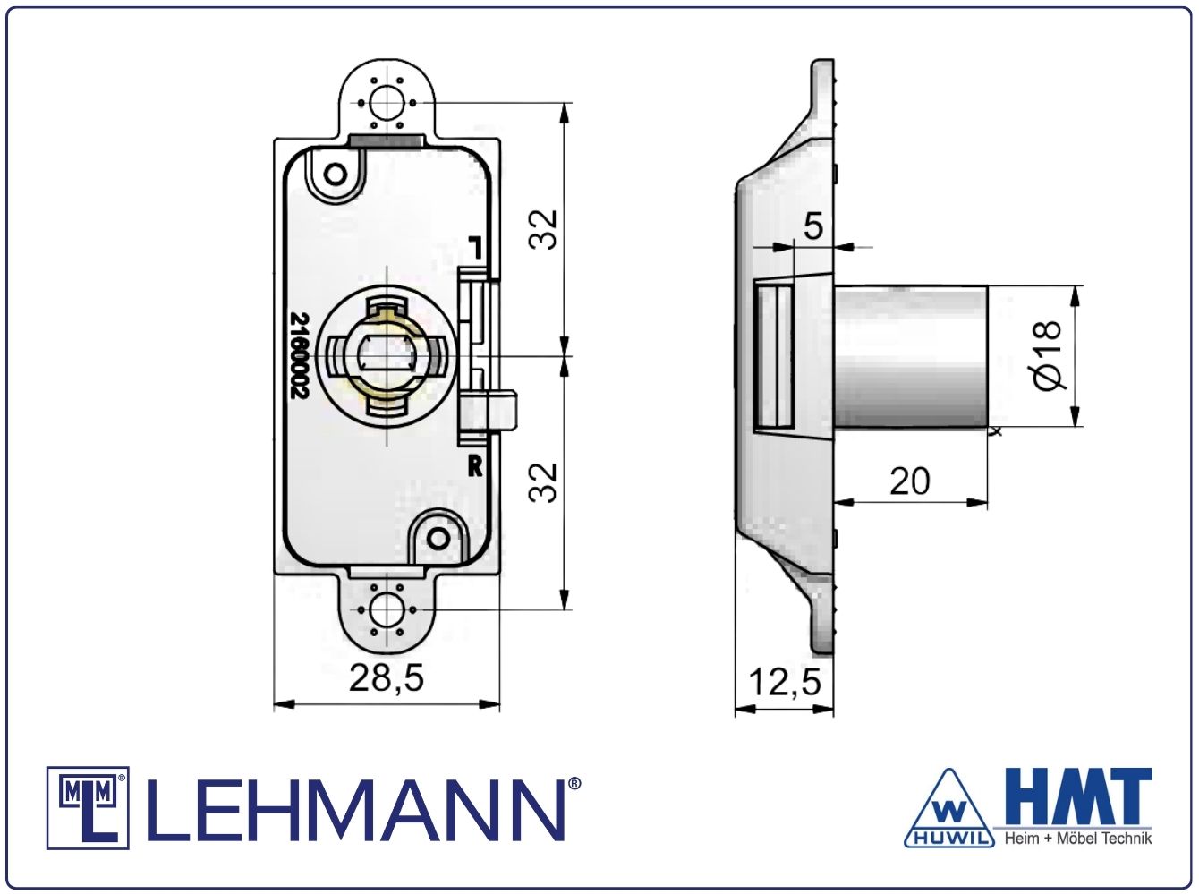 MLM Schloss Typ 550 P2 - D20 / rs + ls