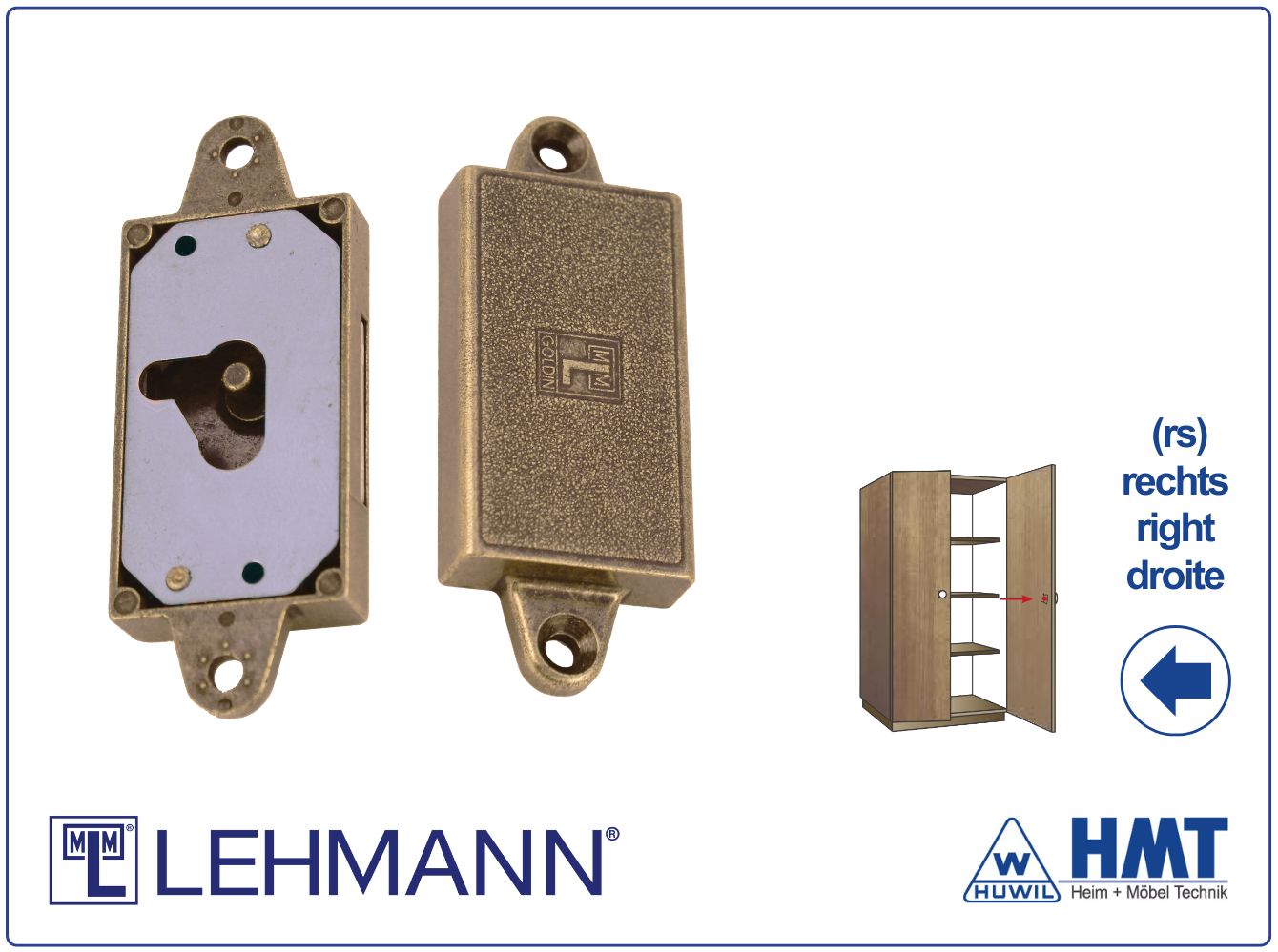 MLM Schloss Typ 530 [B] für Bartschlüssel - D15 / rs
