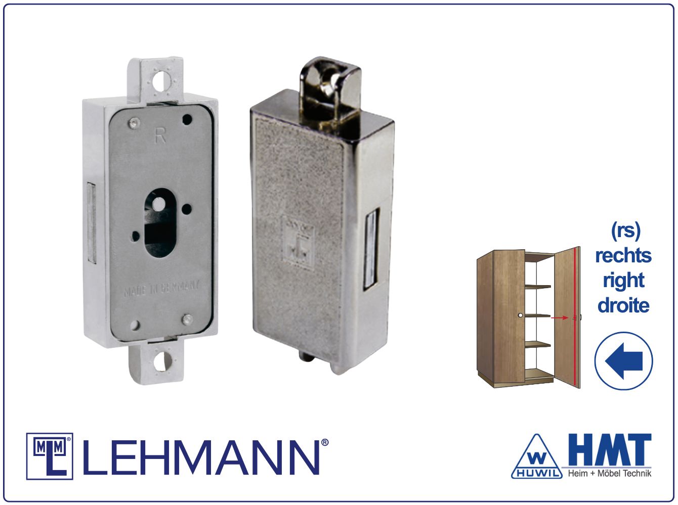 MLM Schloss Typ 700 [N] für Bartschlüssel - D15 / rs