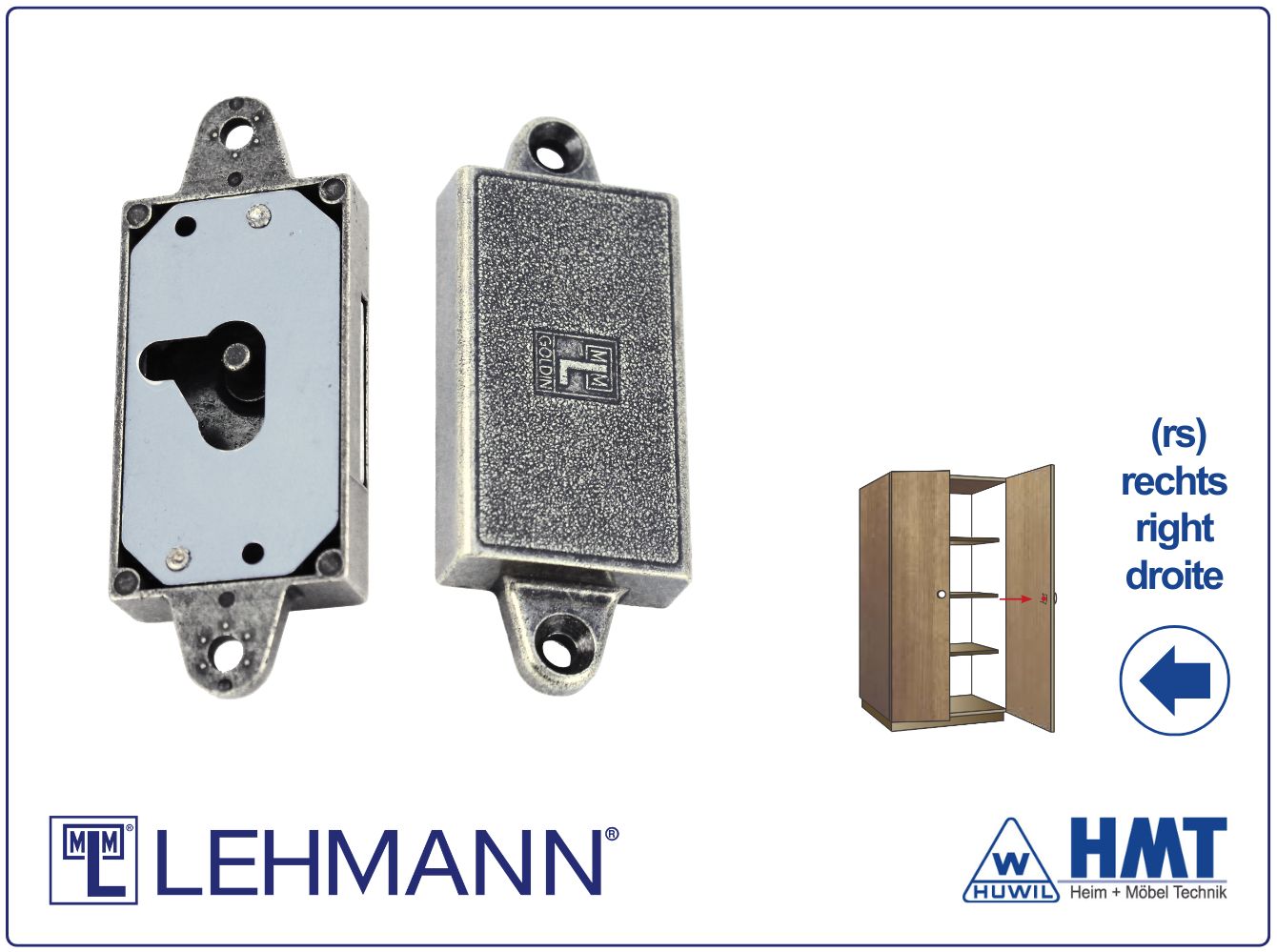 MLM Schloss Typ 530 [N] für Bartschlüssel - D15 / rs
