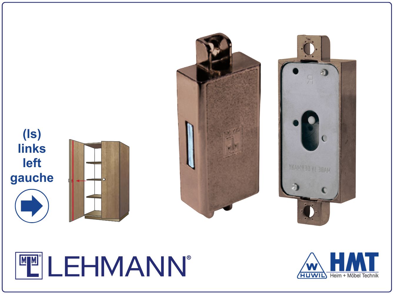 MLM Schloss Typ 700 [B] für Bartschlüssel - OM / ls