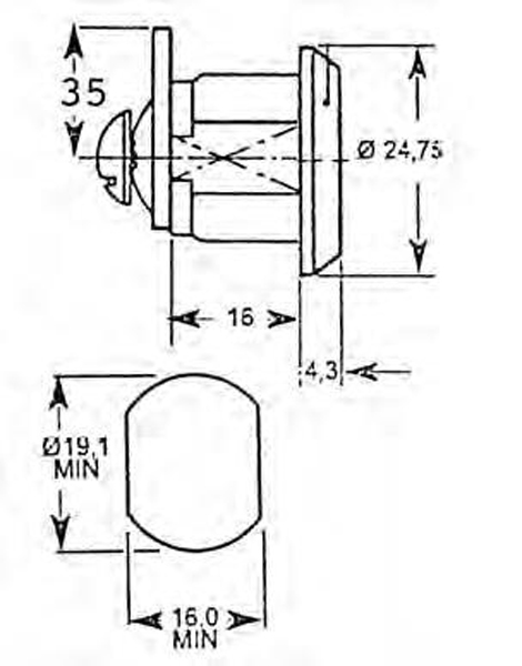EURO-LOCKS Schloss Typ B332 [180°] - 6210035 / GL