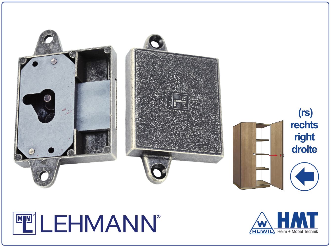 MLM Schloss Typ 530 [N] für Bartschlüssel - D30 / rs