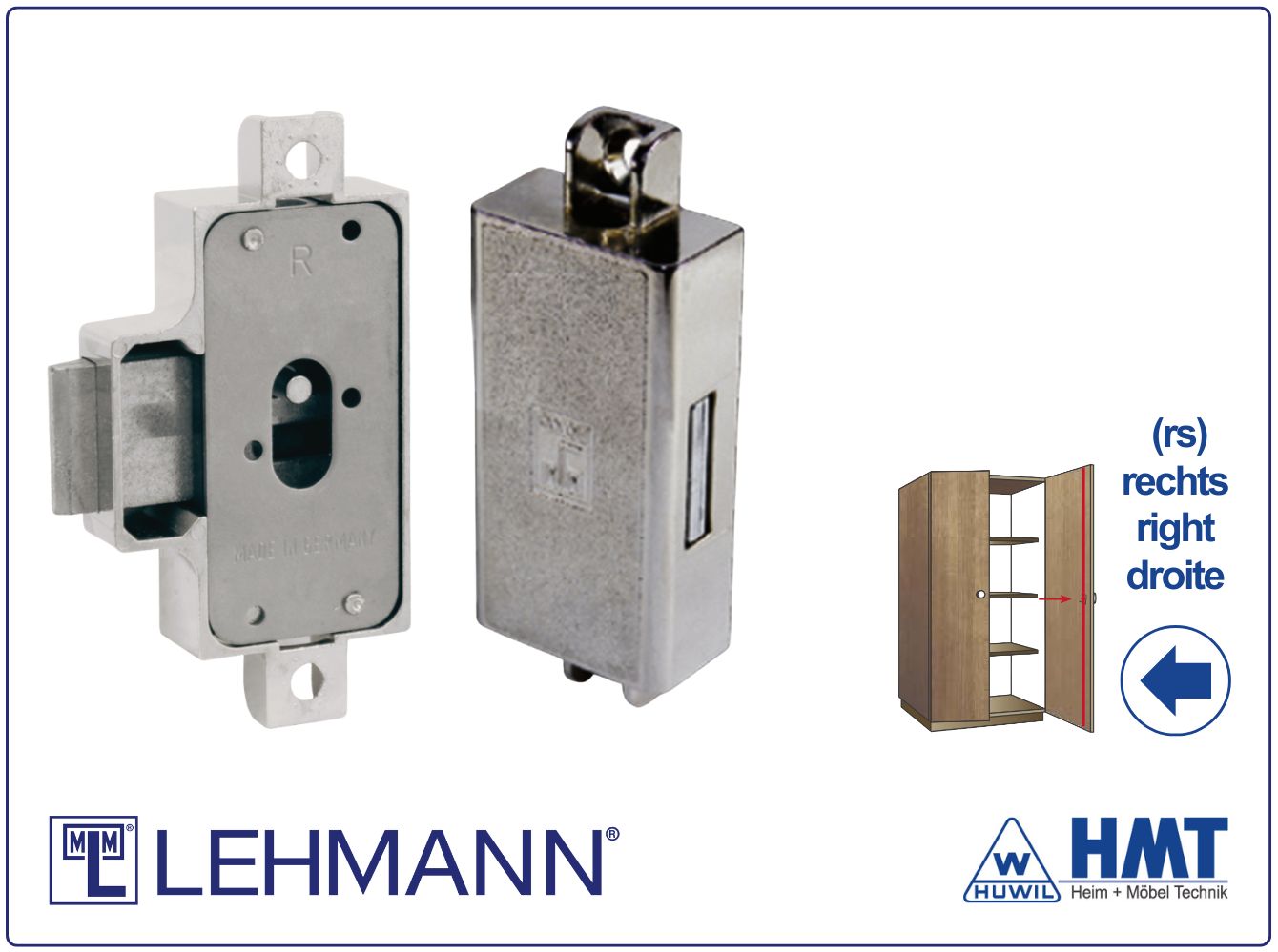 MLM Schloss Typ 700 [B] für Bartschlüssel - D30 / rs