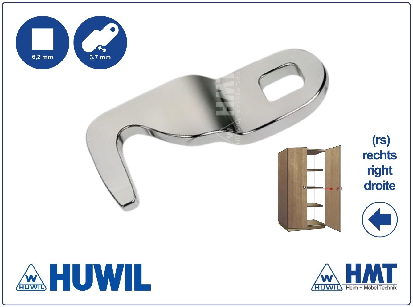 HUWIL Riegel Typ 827.027 - rs