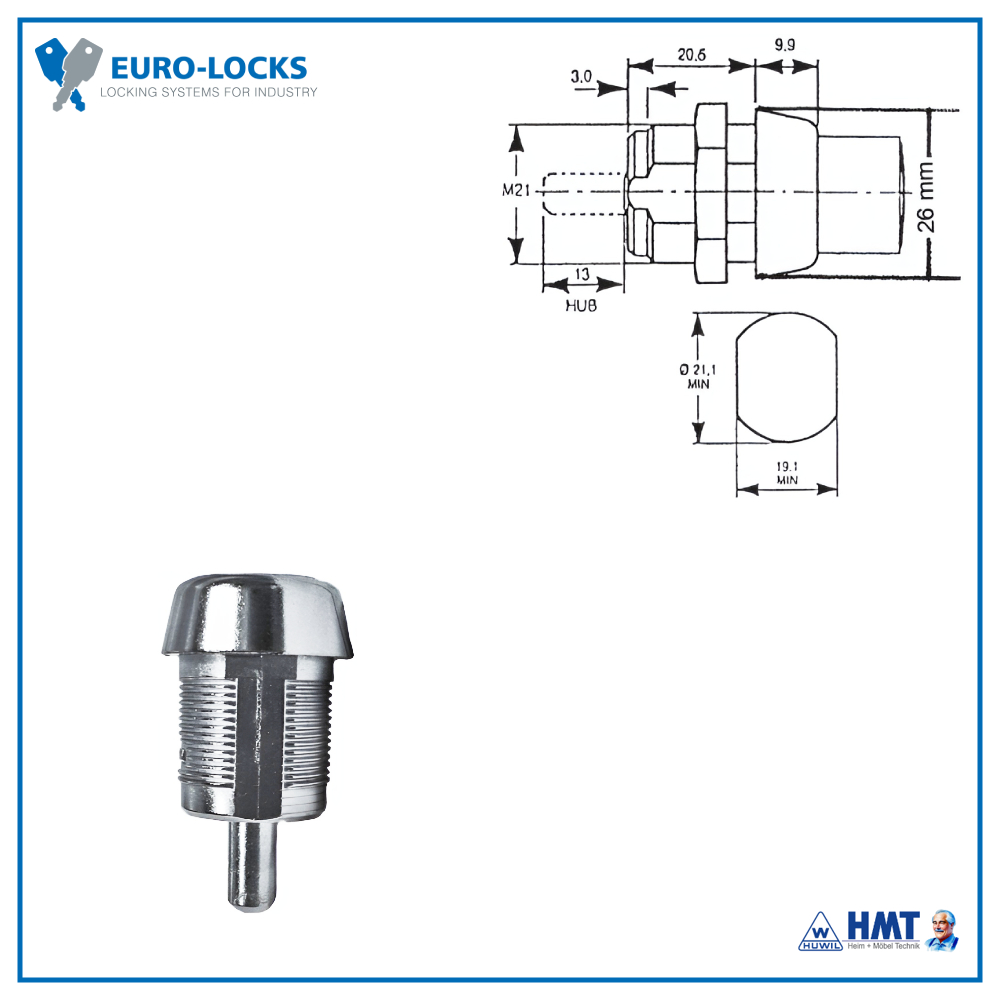 EURO-LOCKS Schloss Typ B640 - VS