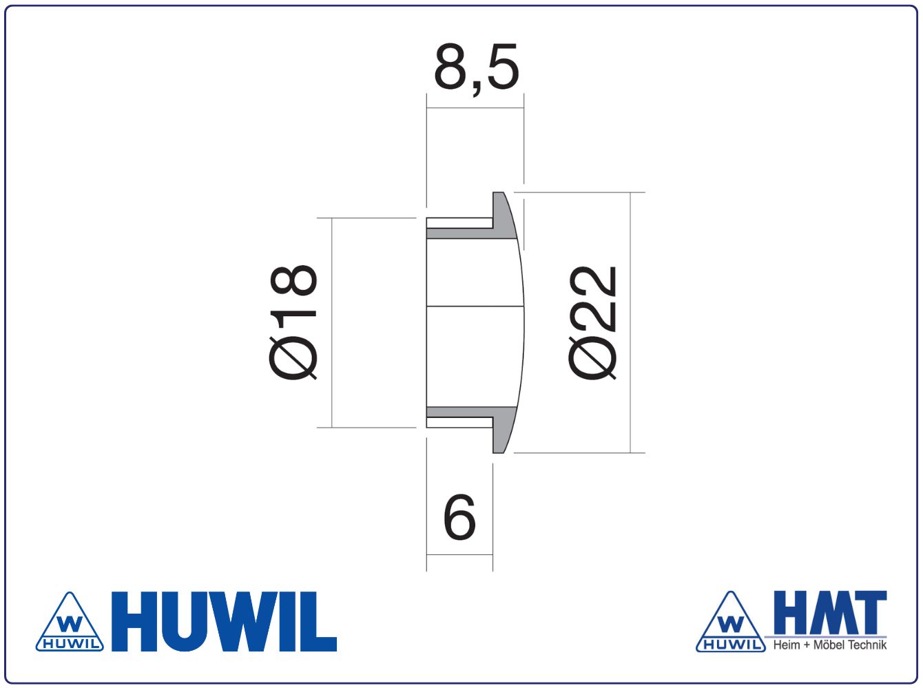 HUWIL Schlüsselbuchse Typ 9227