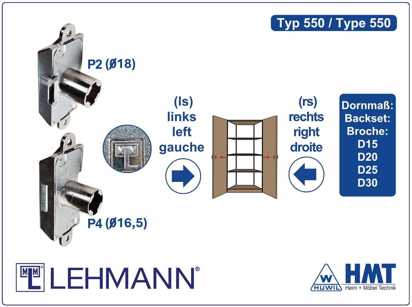 MLM Schloss Typ 550 P2 - D20 / rs + ls
