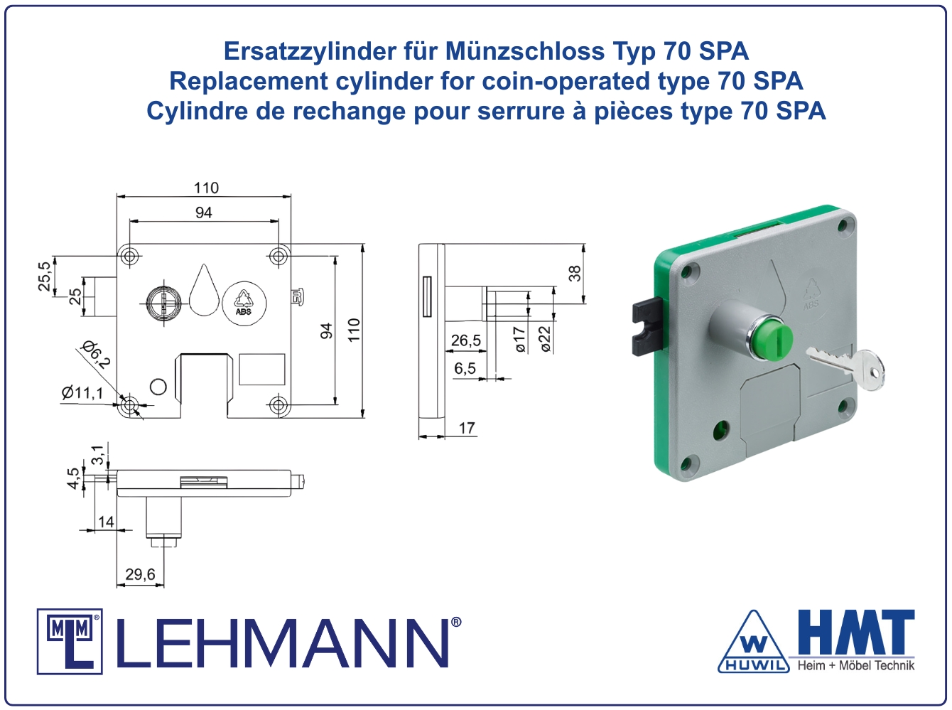 MLM Zylinderkern Typ 70 SPA