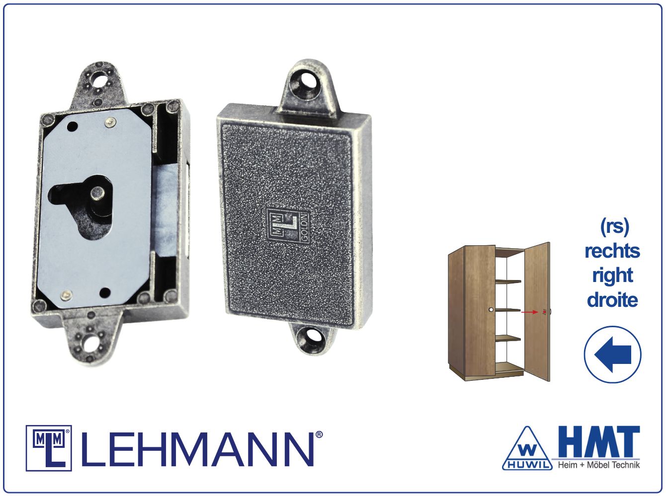 MLM Schloss Typ 530 [N] für Bartschlüssel - D20 / rs