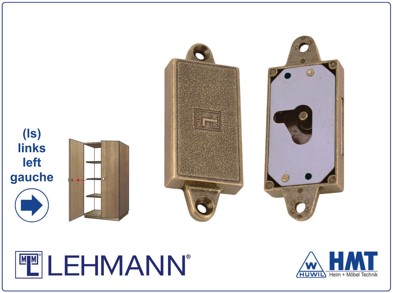 MLM Schloss Typ 530 [B] für Bartschlüssel - D15 / ls