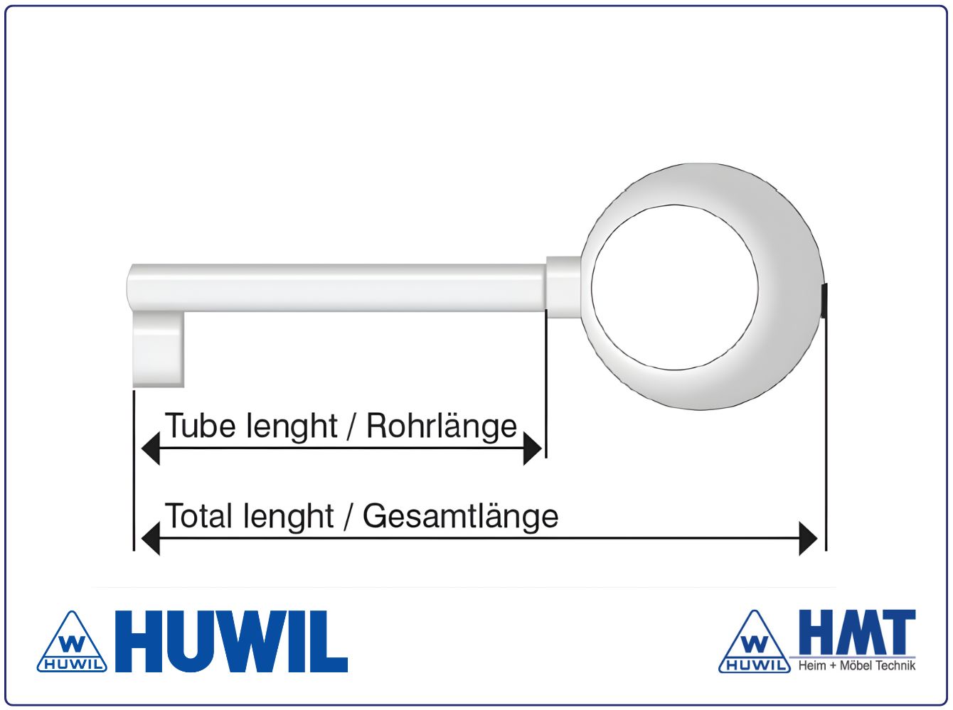HUWIL Bartschlüssel Typ 1434 - 35 [BD]