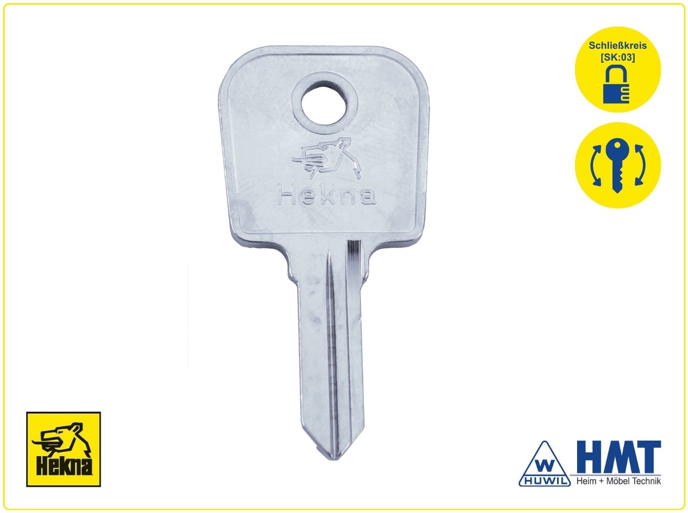 HeKna Wendeschlüssel Typ SWE [SK: K-03] 0301-0360