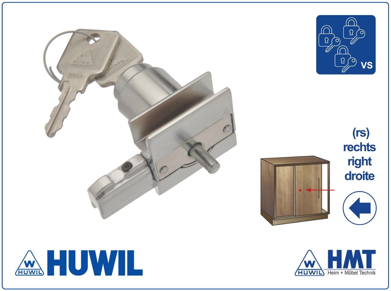 HUWIL Schloss Typ 0677 - rs / VS
