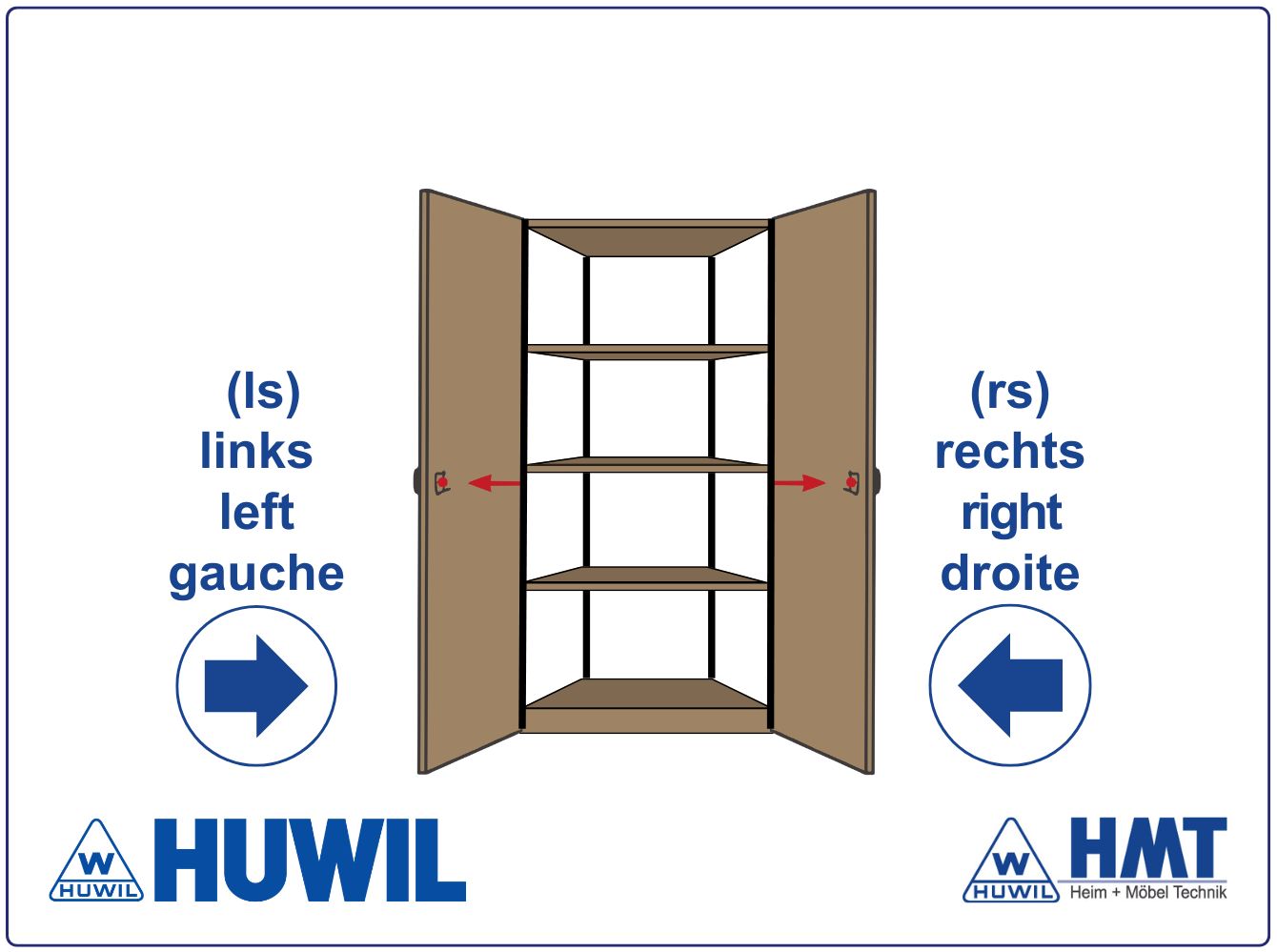 DELETE HUWIL Schloss Typ 0869 VCS18 - rs + ls / VS