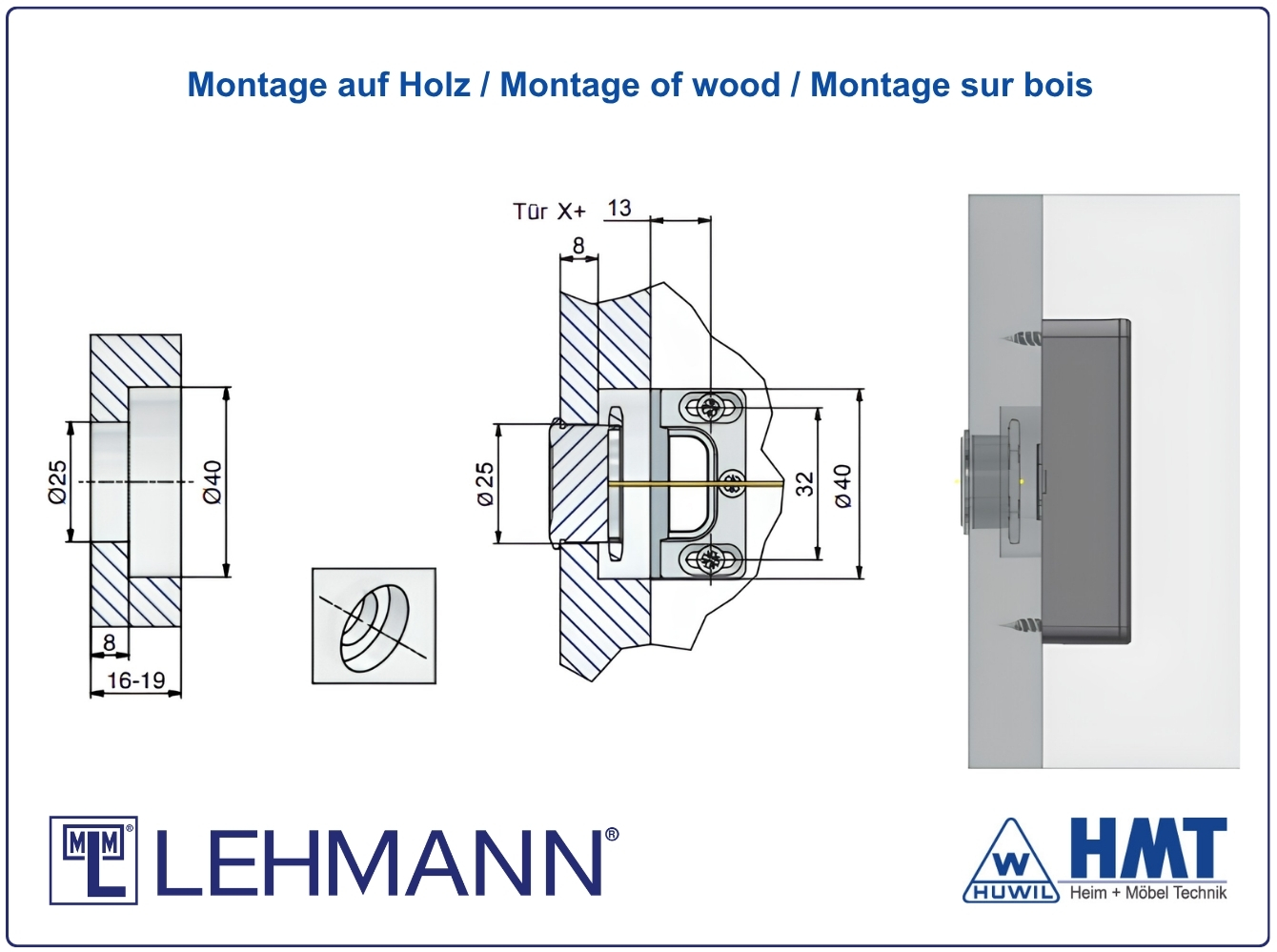 MLM E-Schloss Typ M410 - FP PRO [(FP) Fingerabdruck]